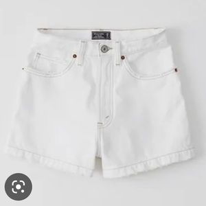 Abercrombie Women High Rise Mom Shorts Size 25